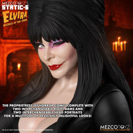 Mezco - Static 6 - Elvira mistress of darkness 1/6 statue