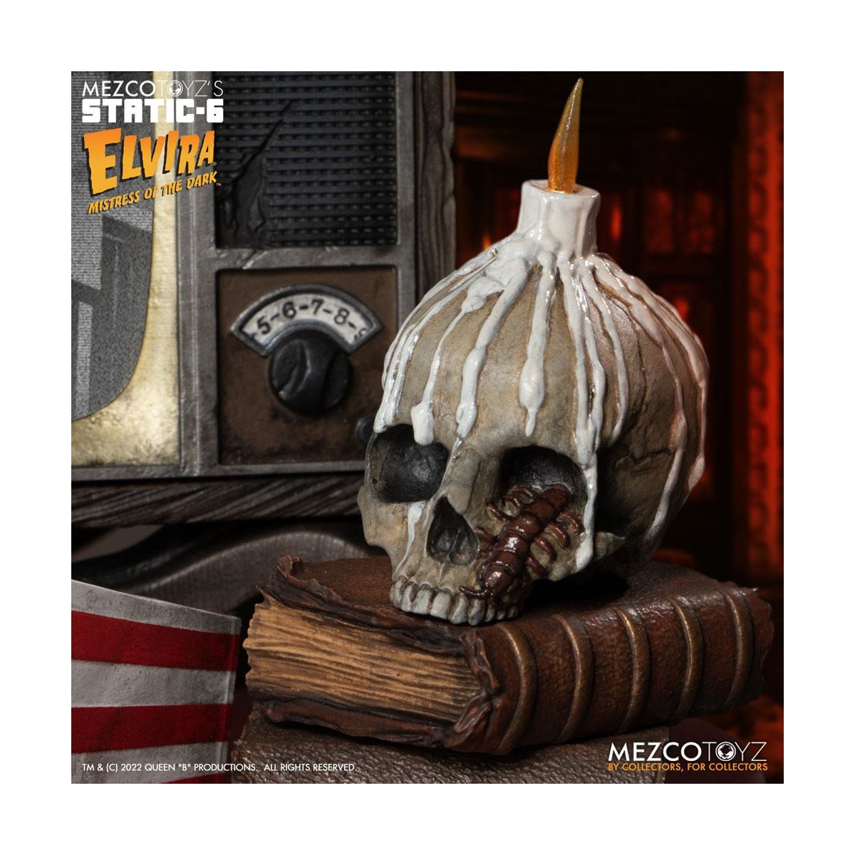 Mezco - Static 6 - Elvira mistress of darkness 1/6 statue