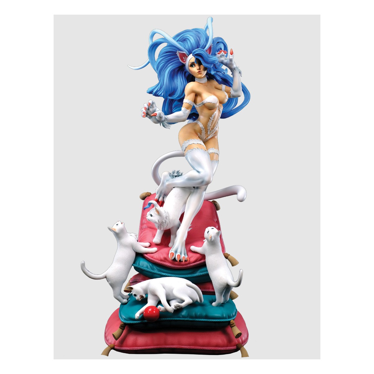 HMO Girls - Felicia 1/4 White version Darkstalkers - Hand Made Object