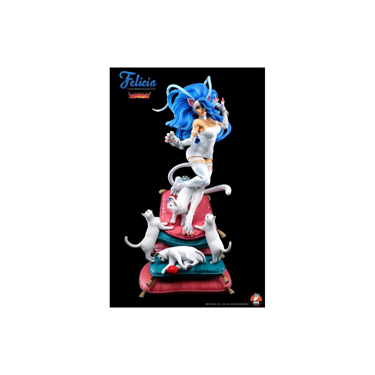 HMO Girls - Felicia 1/4 White version Darkstalkers - Hand Made Object