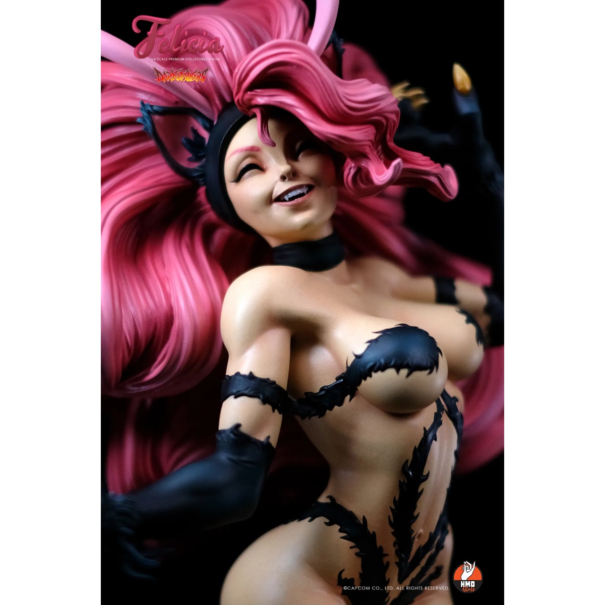 HMO Girls - Felicia 1/4 Black version Darkstalkers - Hand Made Object