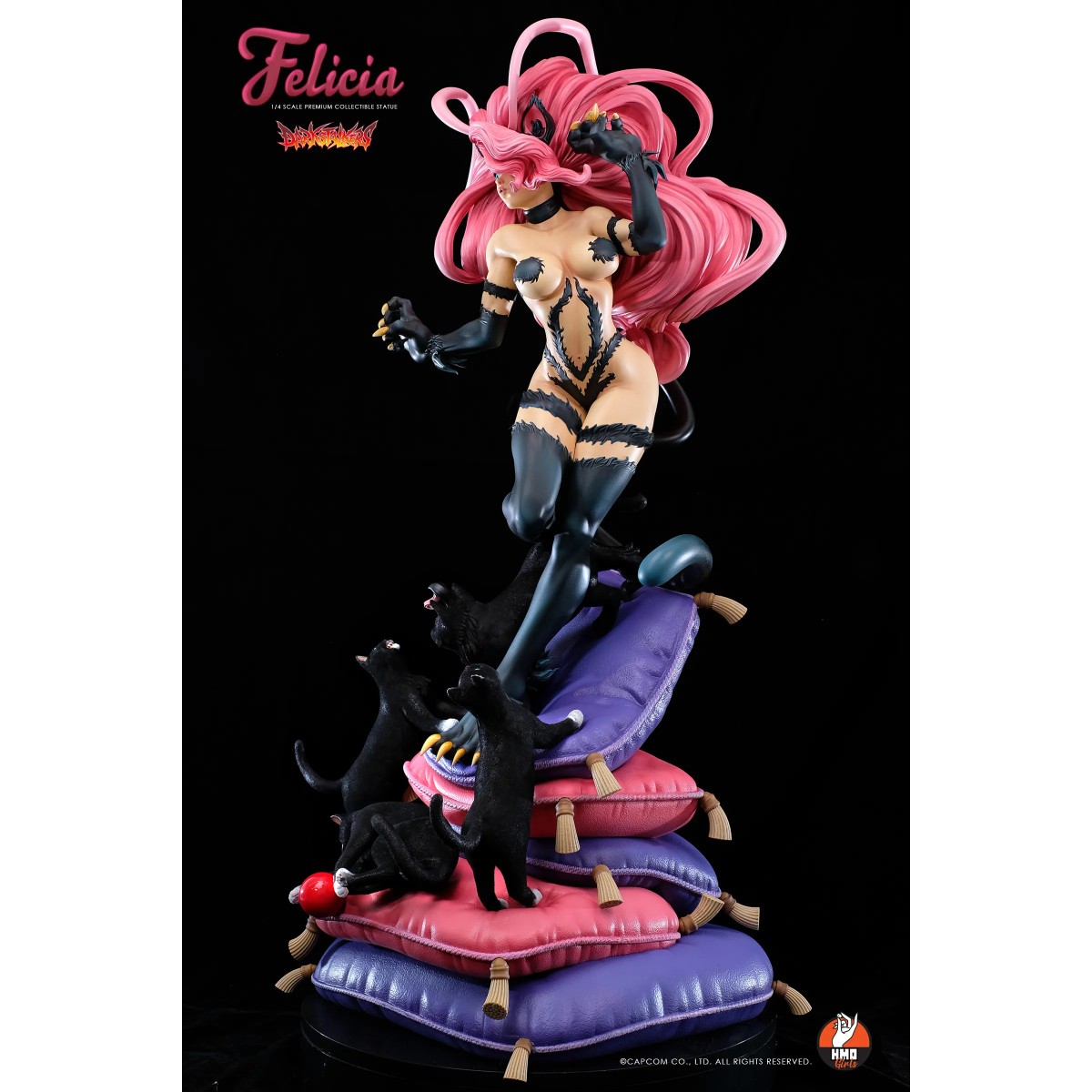 HMO Girls - Felicia 1/4 Black version Darkstalkers - Hand Made Object