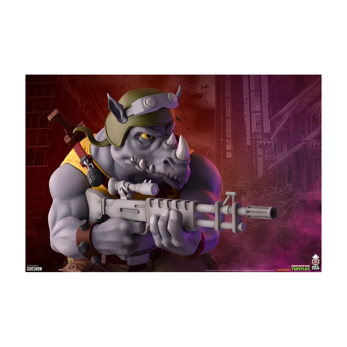 Premium Collectibles Studio PCS - Rocksteady 1/4 Statue - Teenage Mutant Ninja Turtles TMNT