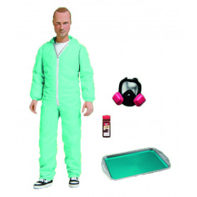 Mezco Breaking Bad figurine Jesse Pinkman Blue Hazmat Suit PX