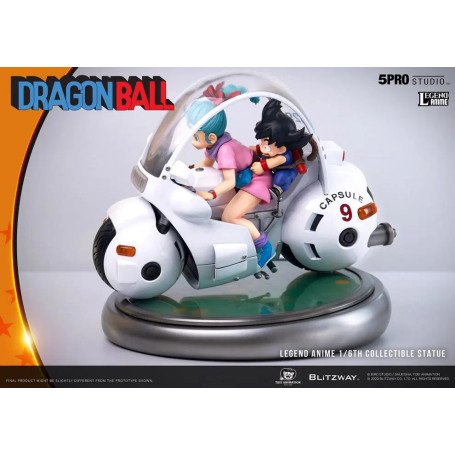 Blitzway X 5Pro Studio - Dragon Ball Bulma's Capsule No.9 Bike statue 1/6