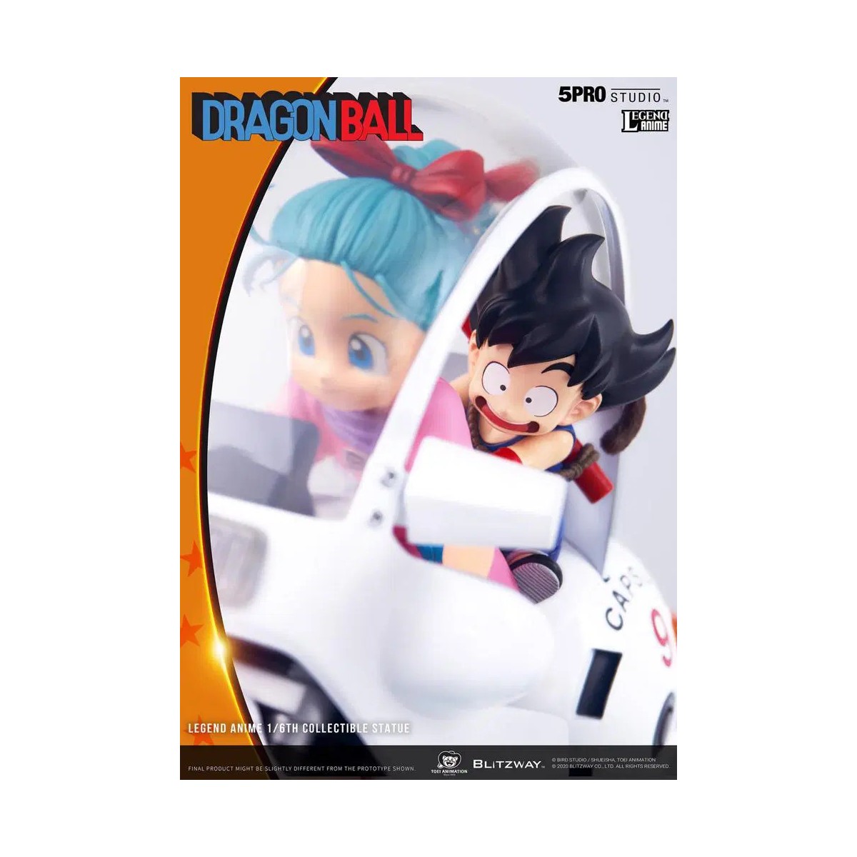 Blitzway X 5Pro Studio - Dragon Ball Bulma's Capsule No.9 Bike statue 1/6