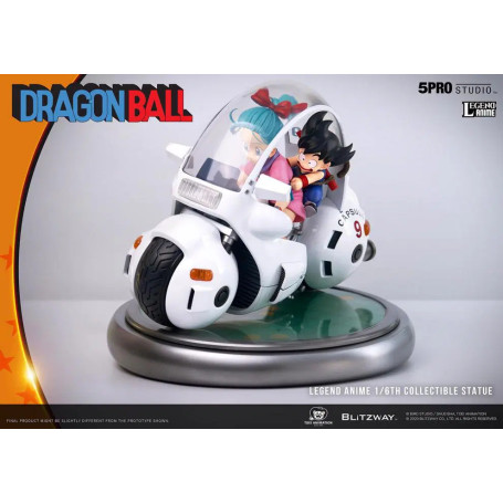 Blitzway X 5Pro Studio - Dragon Ball Bulma's Capsule No.9 Bike statue 1/6