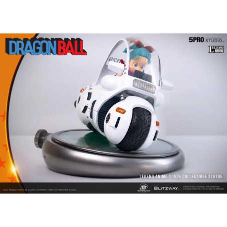 Blitzway X 5Pro Studio - Dragon Ball Bulma's Capsule No.9 Bike statue 1/6