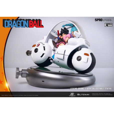 Blitzway X 5Pro Studio - Dragon Ball Bulma's Capsule No.9 Bike statue 1/6