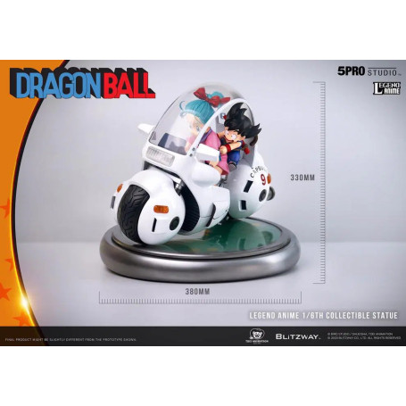 Blitzway X 5Pro Studio - Dragon Ball Bulma's Capsule No.9 Bike statue 1/6