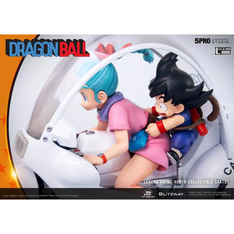 Blitzway X 5Pro Studio - Dragon Ball Bulma's Capsule No.9 Bike statue 1/6