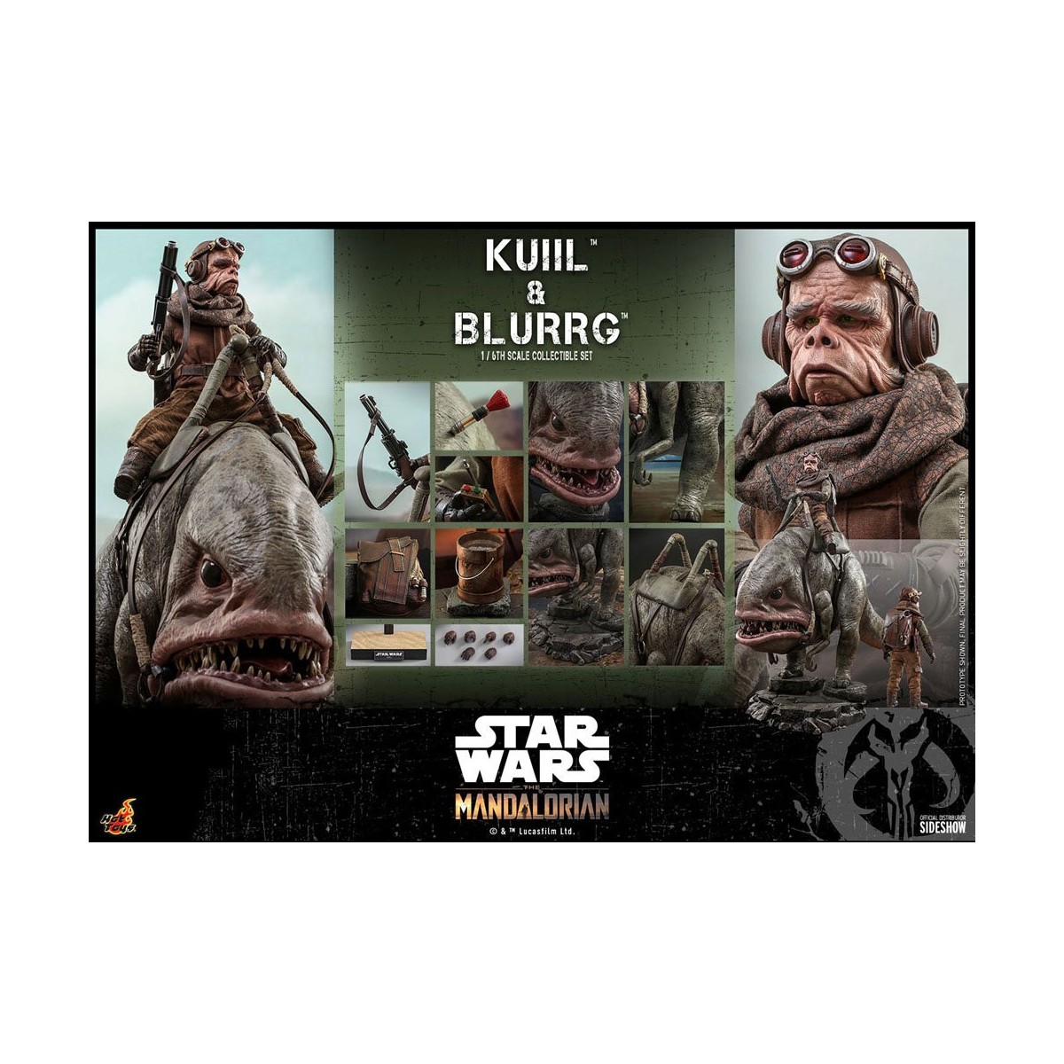 Hot Toys Star Wars - Kuiil and Blurrg - The Mandalorian