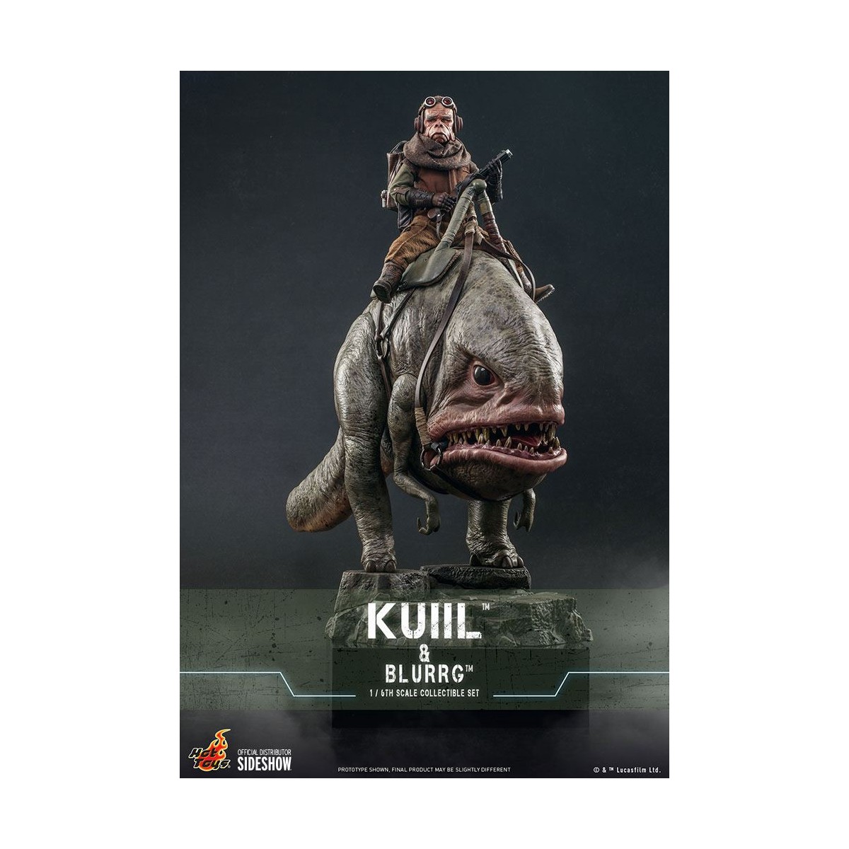 Hot Toys Star Wars - Kuiil and Blurrg - The Mandalorian