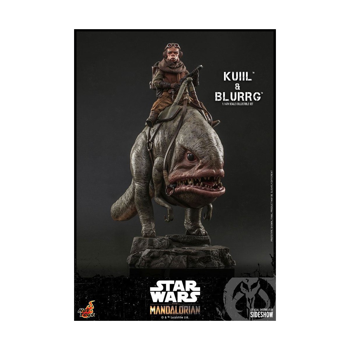 Hot Toys Star Wars - Kuiil and Blurrg - The Mandalorian