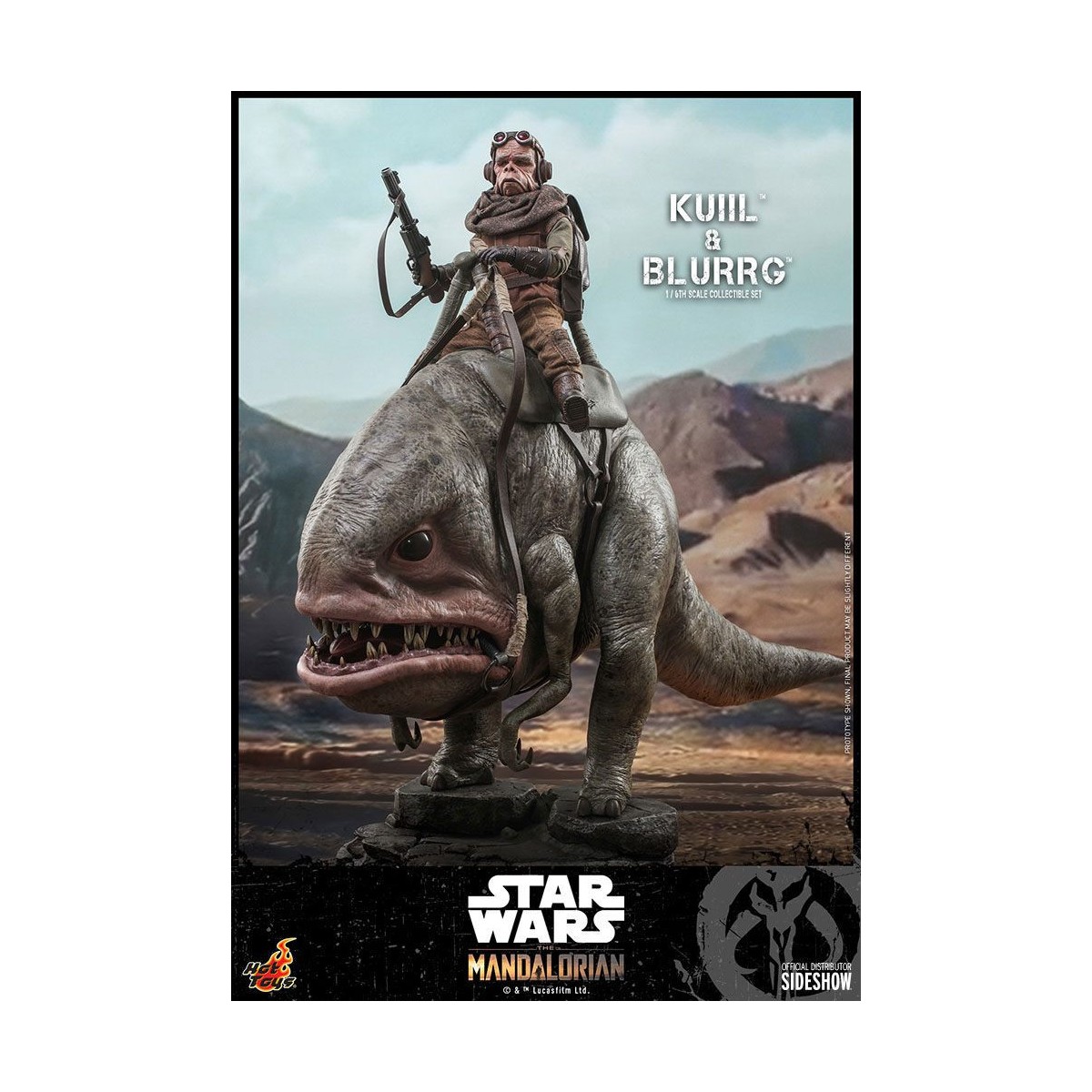 Hot Toys Star Wars - Kuiil and Blurrg - The Mandalorian