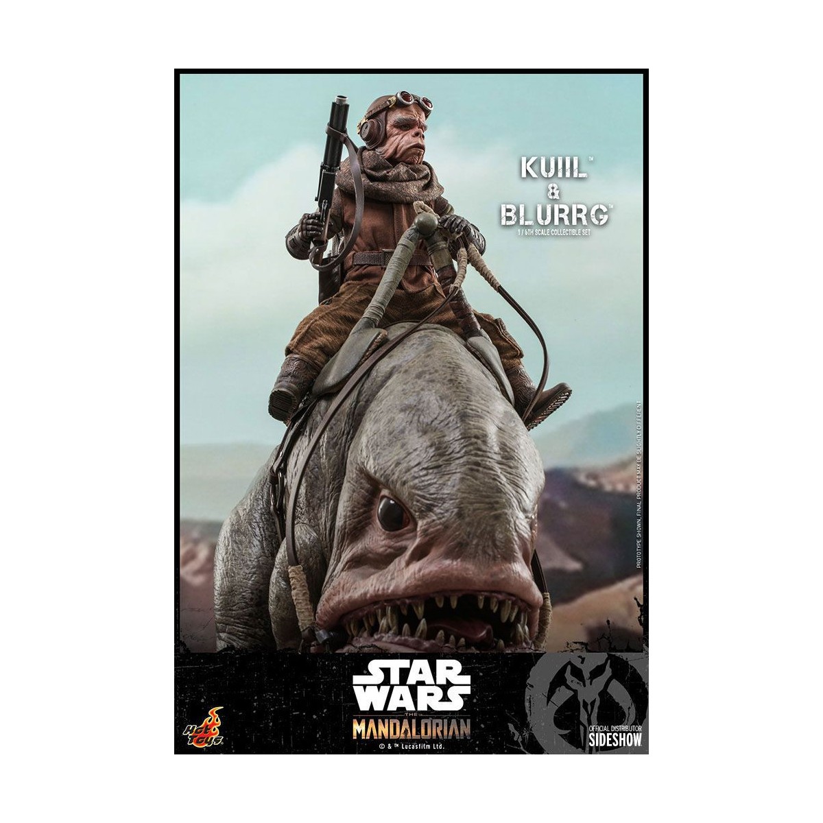 Hot Toys Star Wars - Kuiil and Blurrg - The Mandalorian