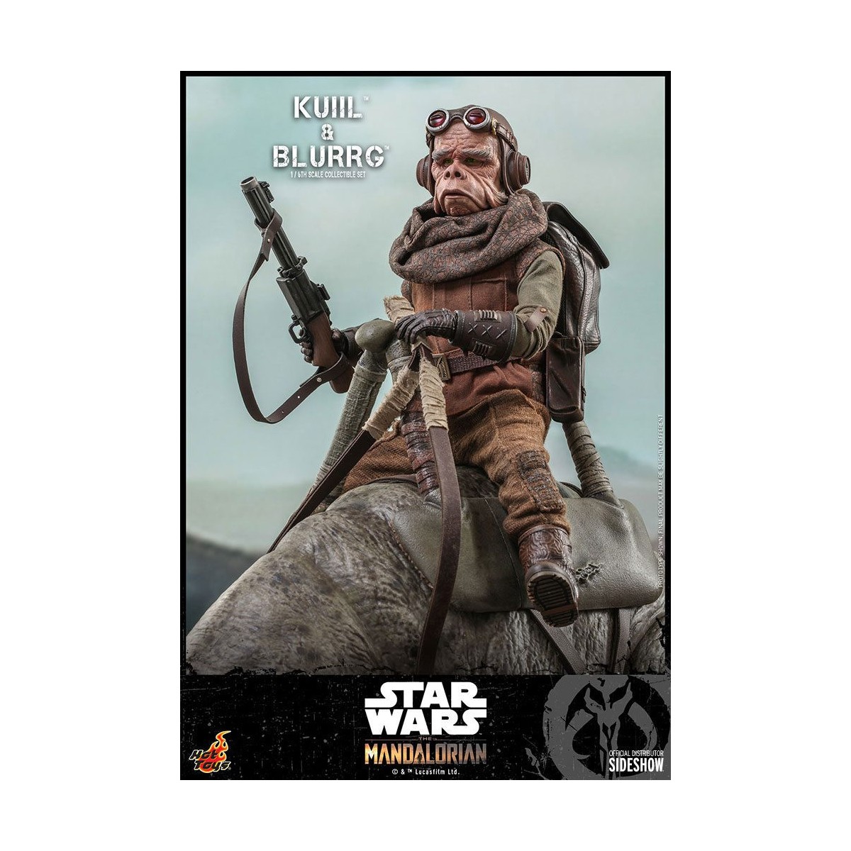 Hot Toys Star Wars - Kuiil and Blurrg - The Mandalorian