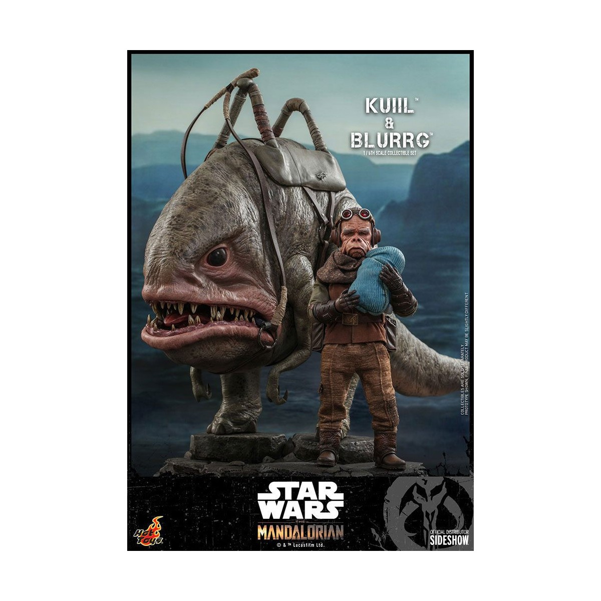 Hot Toys Star Wars - Kuiil and Blurrg - The Mandalorian