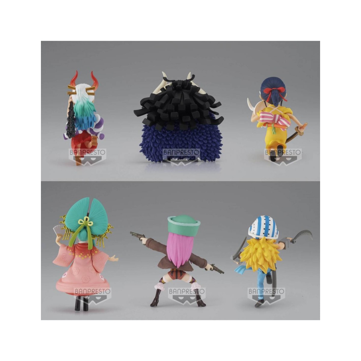 Banpresto One Piece - WCF The Great Pirates 100 Landscapes Vol. 8 - Set of 6 figures