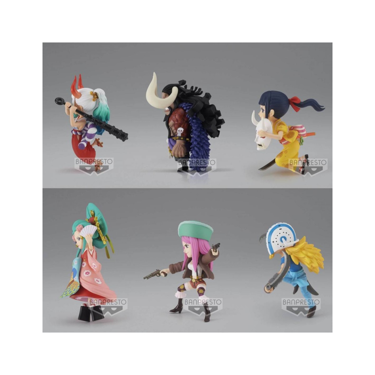 Banpresto One Piece - WCF The Great Pirates 100 Landscapes Vol. 8 - Set of 6 figures