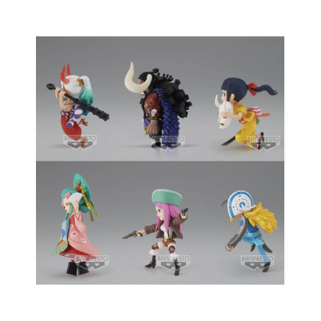 Banpresto One Piece - WCF The Great Pirates 100 Landscapes Vol. 8 - Set of 6 figures