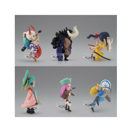 Banpresto One Piece - WCF The Great Pirates 100 Landscapes Vol. 8 - Set of 6 figures