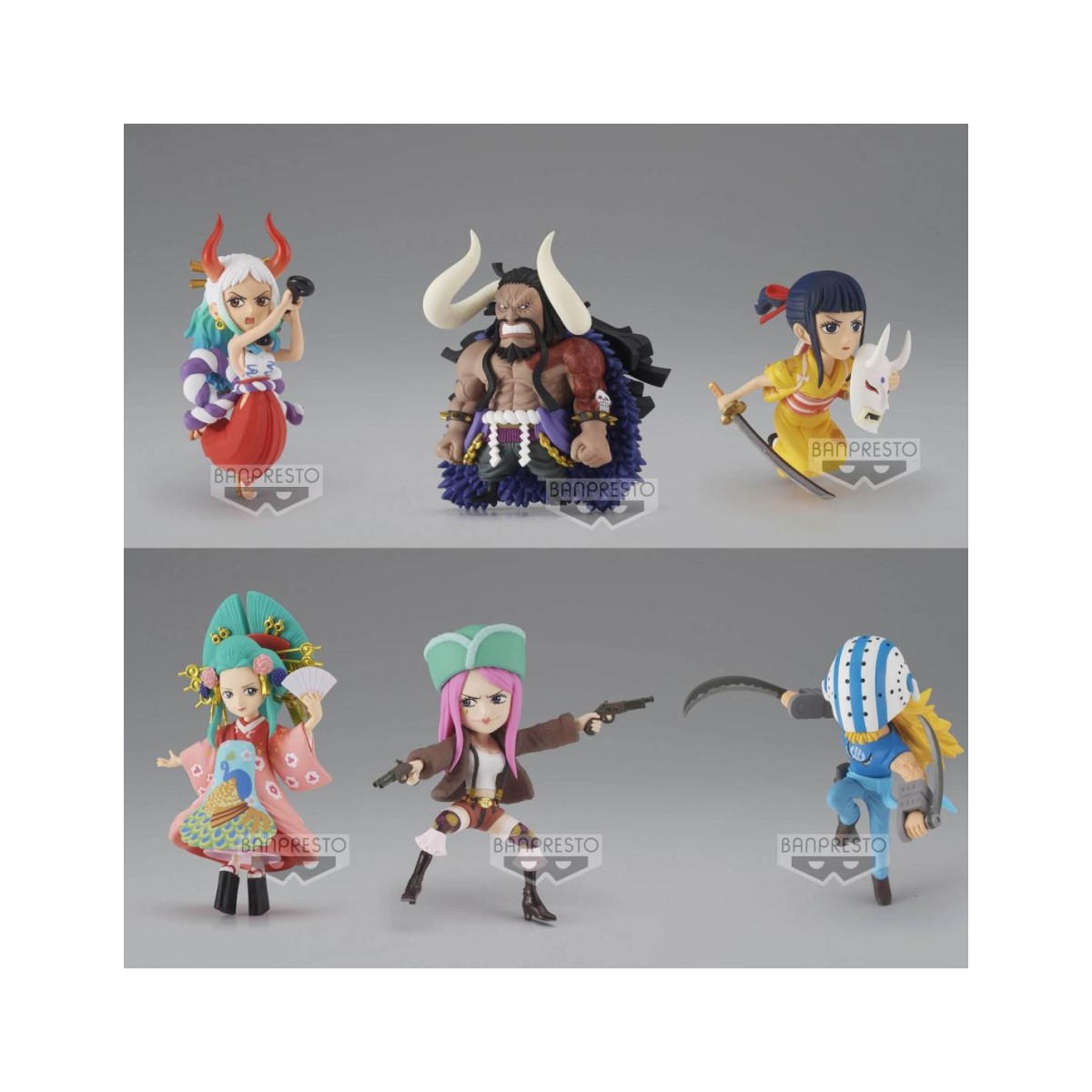 Banpresto One Piece - WCF The Great Pirates 100 Landscapes Vol. 8 - Set of 6 figures