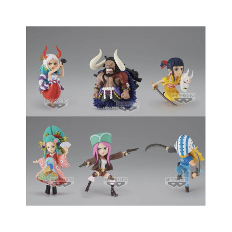 Banpresto One Piece - WCF The Great Pirates 100 Landscapes Vol. 8 - Set of 6 figures