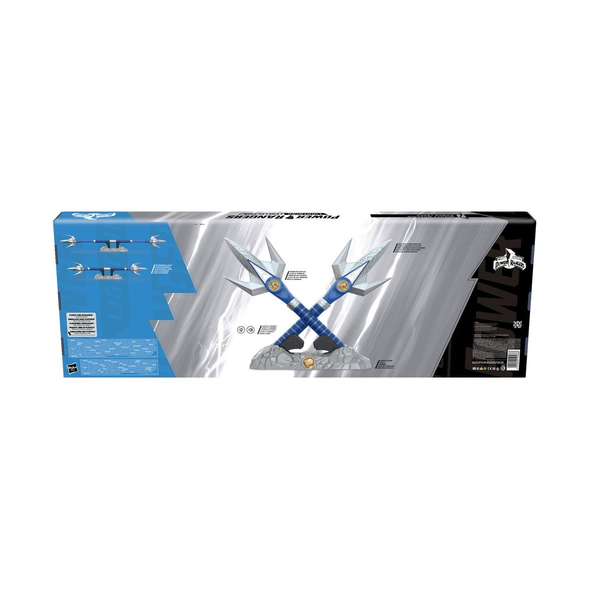 Hasbro - BLUE RANGER POWER LANCER 1:1 - Mighty Morphin Power Rangers Lightning Collection