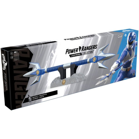 Hasbro - BLUE RANGER POWER LANCER 1:1 - Mighty Morphin Power Rangers Lightning Collection