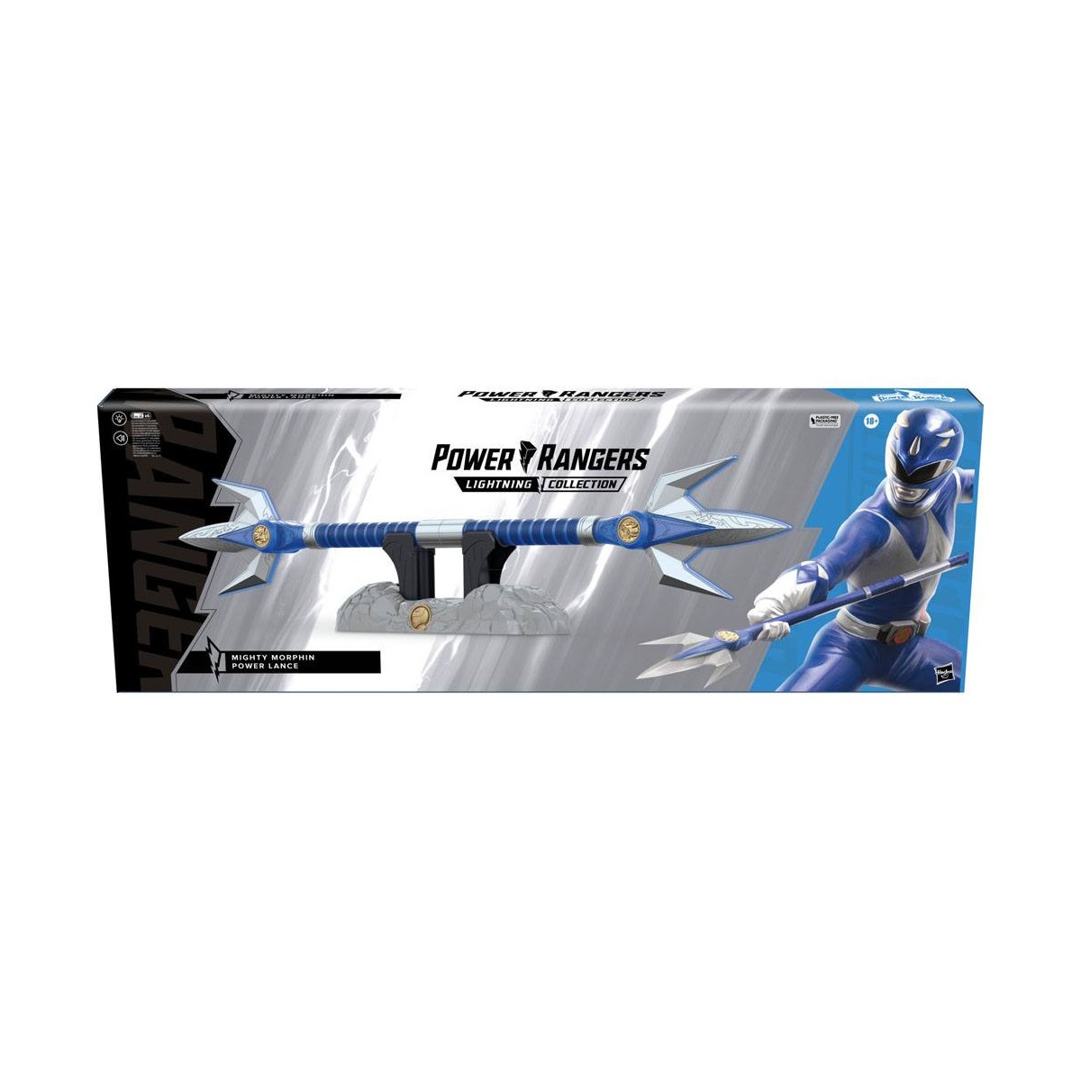 Hasbro - BLUE RANGER POWER LANCER 1:1 - Mighty Morphin Power Rangers Lightning Collection