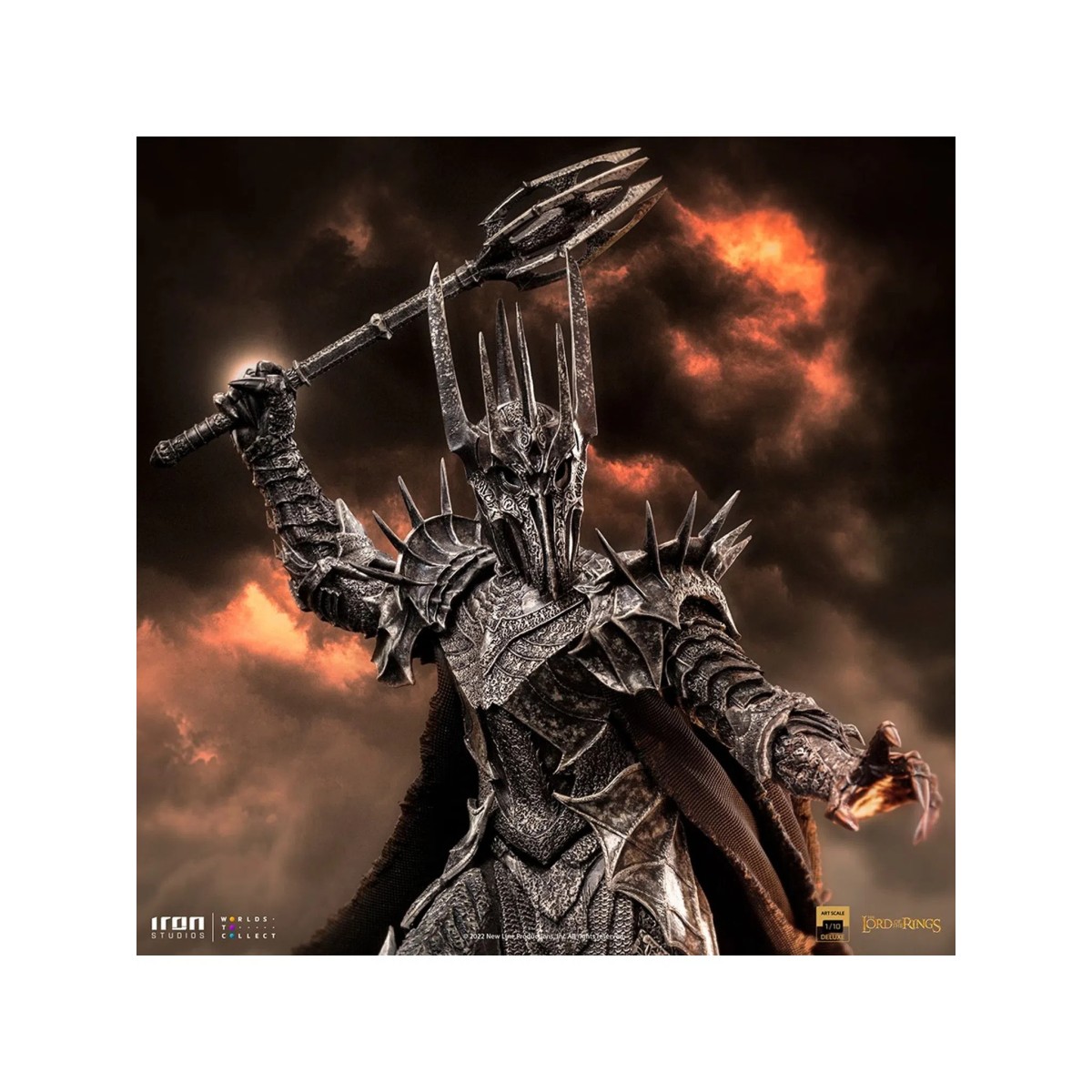 IRON STUDIOS - SAURON - Deluxe Art Scale 1/10 - The Lord Of The Rings