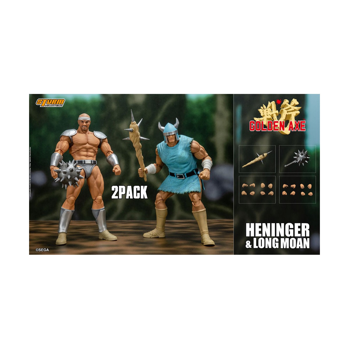 Storm Collectibles - Golden Axe - Heninger & Long Moan 2-pack 1/12