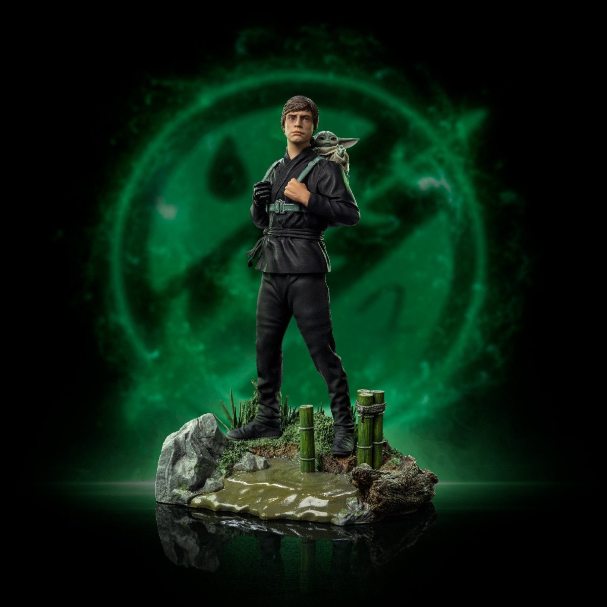 IRON STUDIOS - Luke Skywalker and Grogu Training 1:10 BDS Art Scale 1/10 - Star Wars The Book of Boba Fett