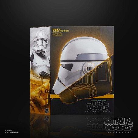 Hasbro - Clone Trooper Phase II Premium Electronic Helmet - Star Wars Black Series