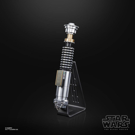 Hasbro - Luke Skywalker Force Fx Lightsaber - Black Serie Replica Elite