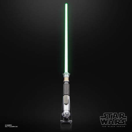 Hasbro - Luke Skywalker Force Fx Lightsaber - Black Serie Replica Elite