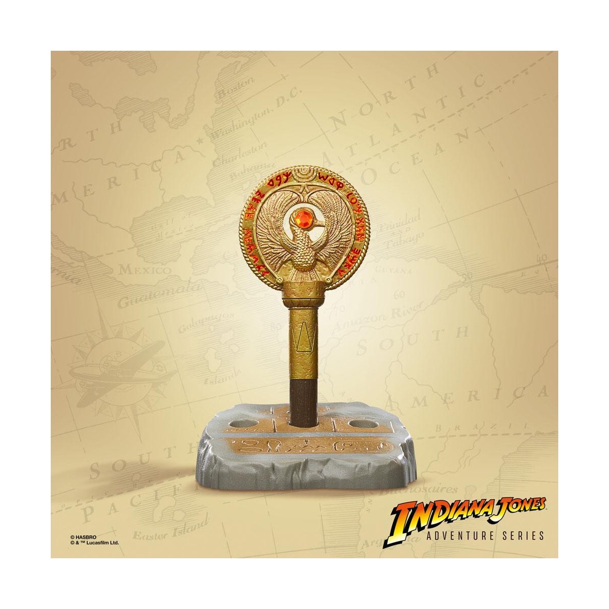 Hasbro - Ra's Scepter Medallion - Indiana Jones Adventure Series: Raiders of the Lost Ark replica 1/1