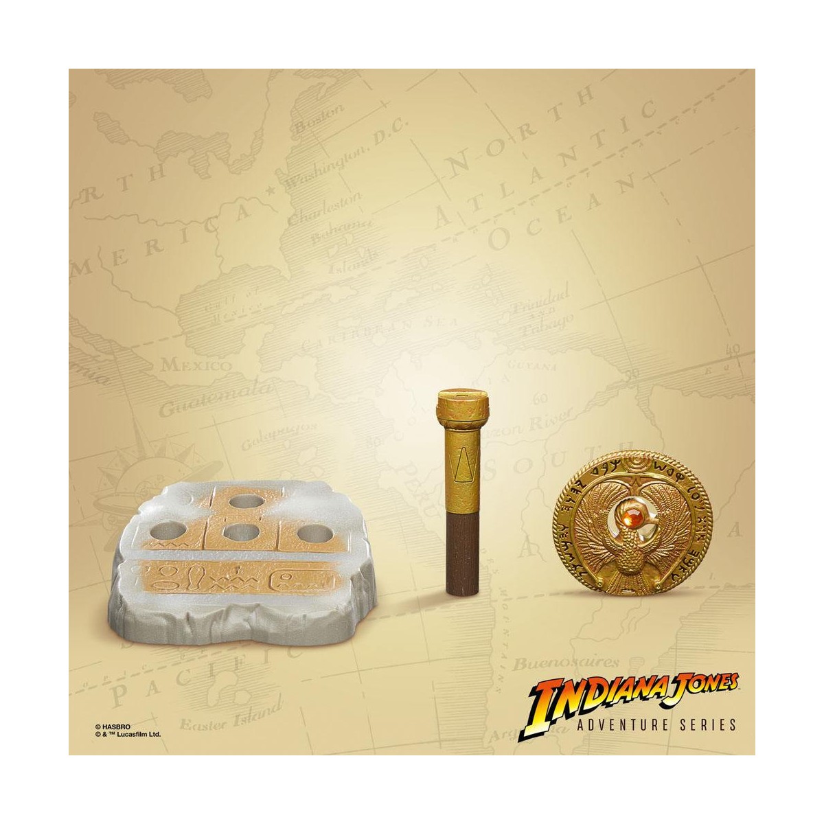 Hasbro - Ra's Scepter Medallion - Indiana Jones Adventure Series: Raiders of the Lost Ark replica 1/1
