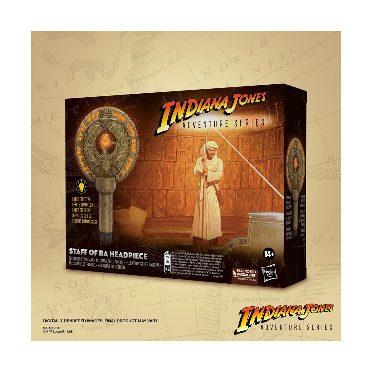Hasbro - Ra's Scepter Medallion - Indiana Jones Adventure Series: Raiders of the Lost Ark replica 1/1