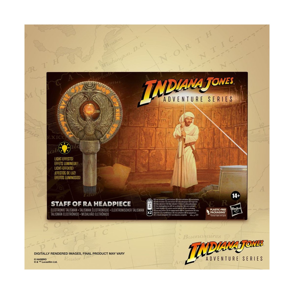 Hasbro - Ra's Scepter Medallion - Indiana Jones Adventure Series: Raiders of the Lost Ark replica 1/1