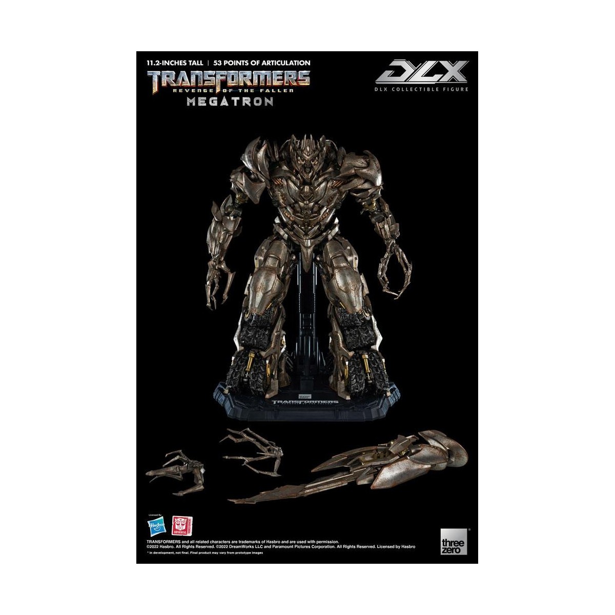 Three0 Transformers - DLX MEGATRON - Transformers 2: The Revenge