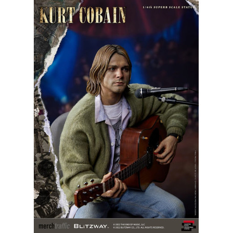 Prime 1 Studio/Blitzway - Kurt Cobain Superb Scale 1/4 Unplugged statuette