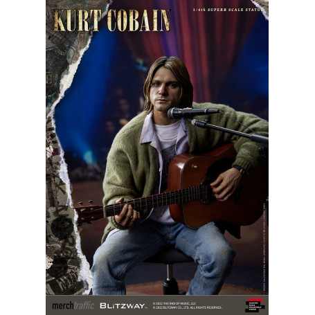 Prime 1 Studio/Blitzway - Kurt Cobain Superb Scale 1/4 Unplugged statuette
