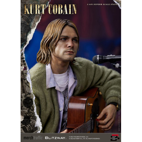 Prime 1 Studio/Blitzway - Kurt Cobain Superb Scale 1/4 Unplugged statuette