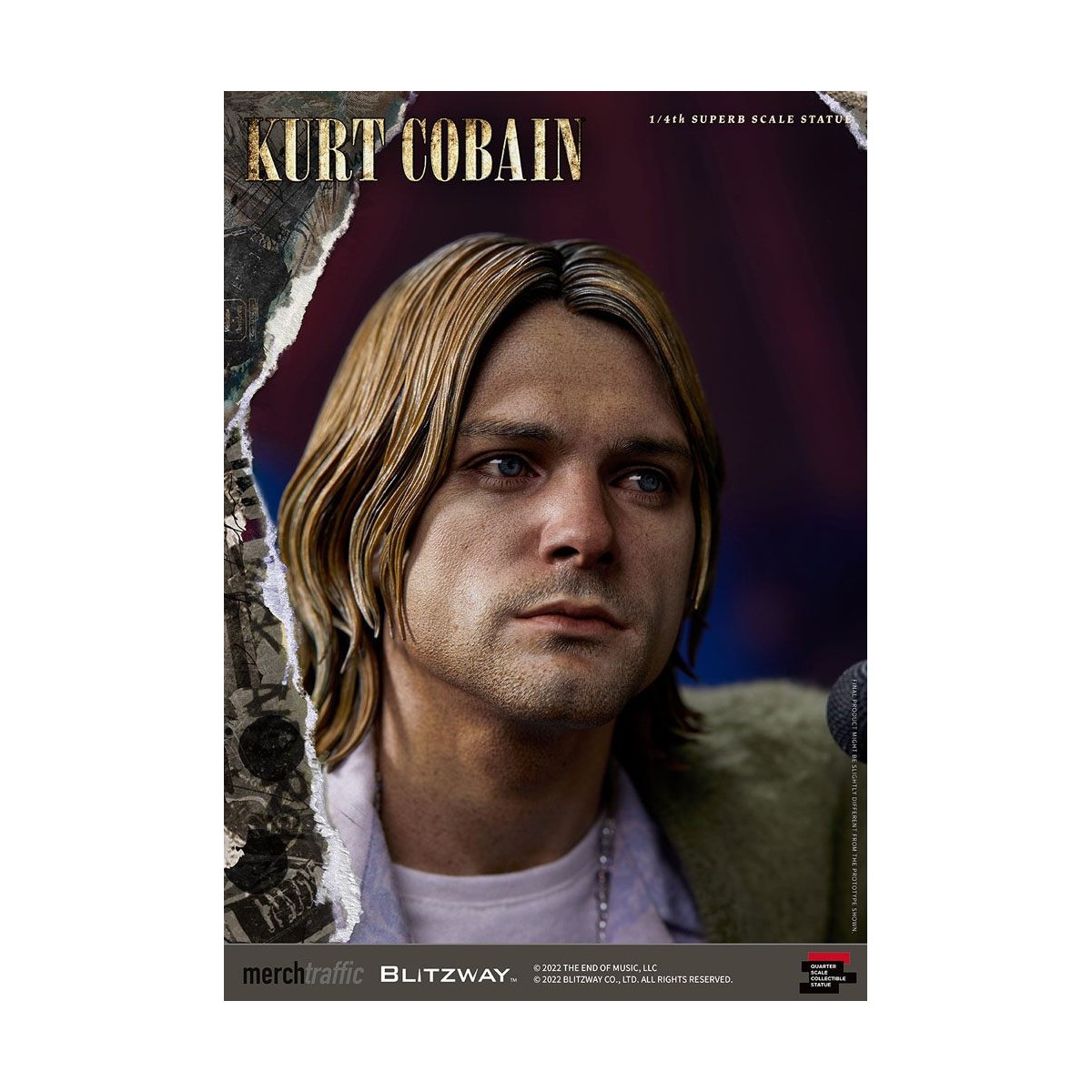 Prime 1 Studio/Blitzway - Kurt Cobain Superb Scale 1/4 Unplugged statuette