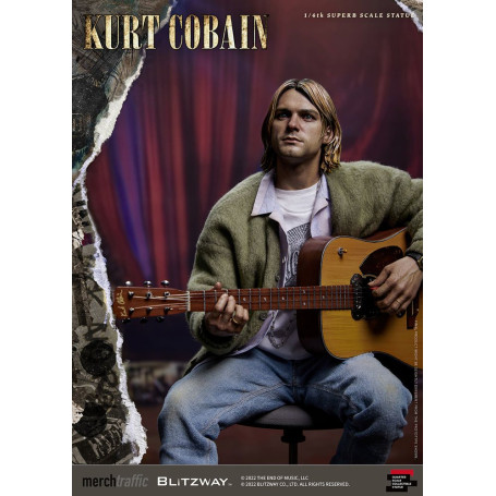 Prime 1 Studio/Blitzway - Kurt Cobain Superb Scale 1/4 Unplugged statuette
