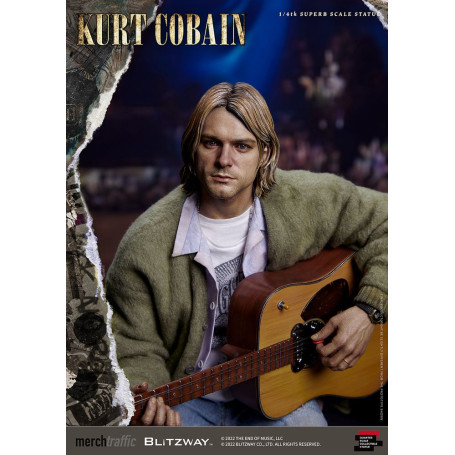 Prime 1 Studio/Blitzway - Kurt Cobain Superb Scale 1/4 Unplugged statuette