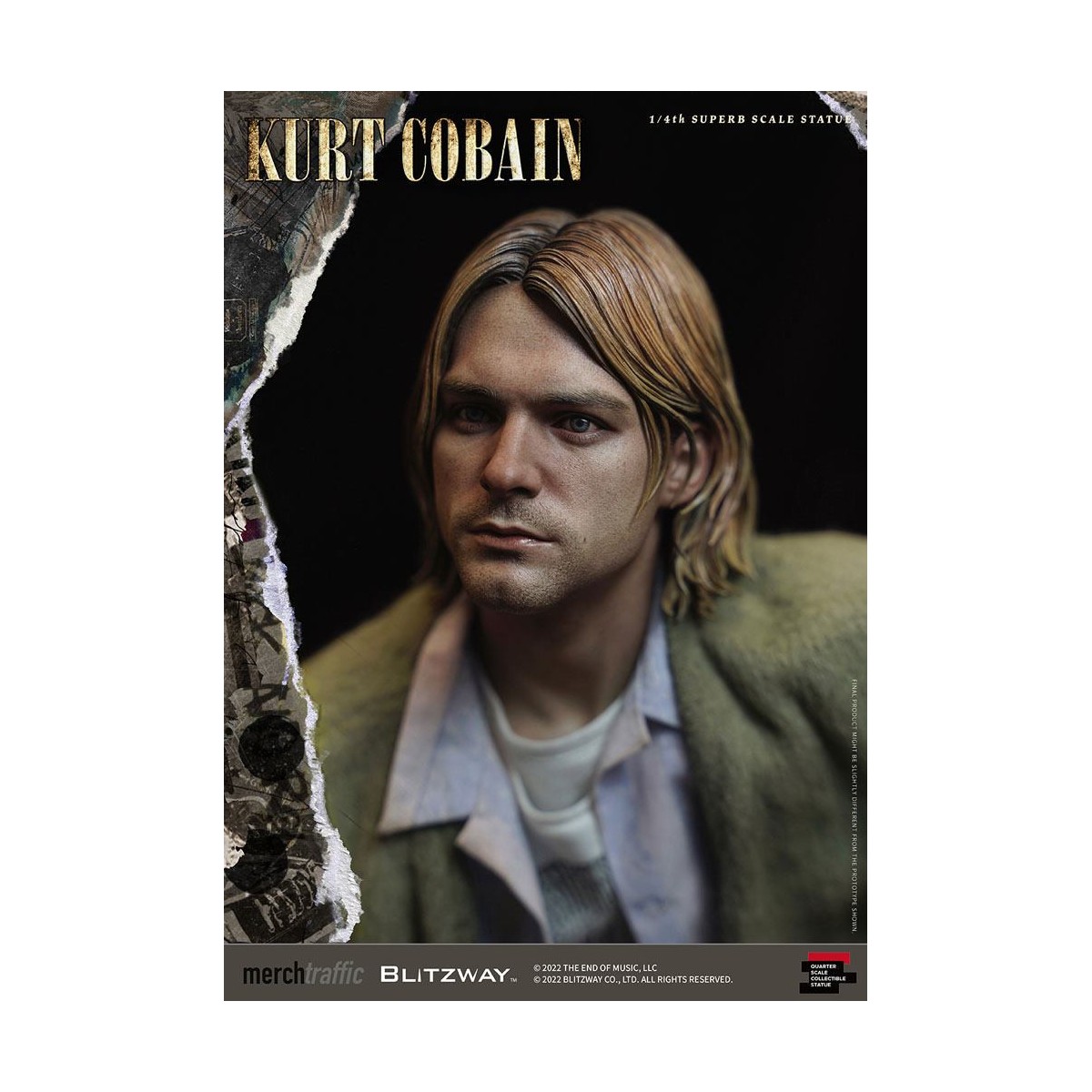 Prime 1 Studio/Blitzway - Kurt Cobain Superb Scale 1/4 Unplugged statuette