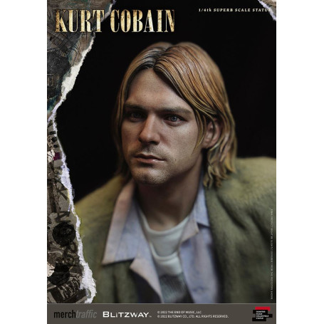 Prime 1 Studio/Blitzway - Kurt Cobain Superb Scale 1/4 Unplugged statuette